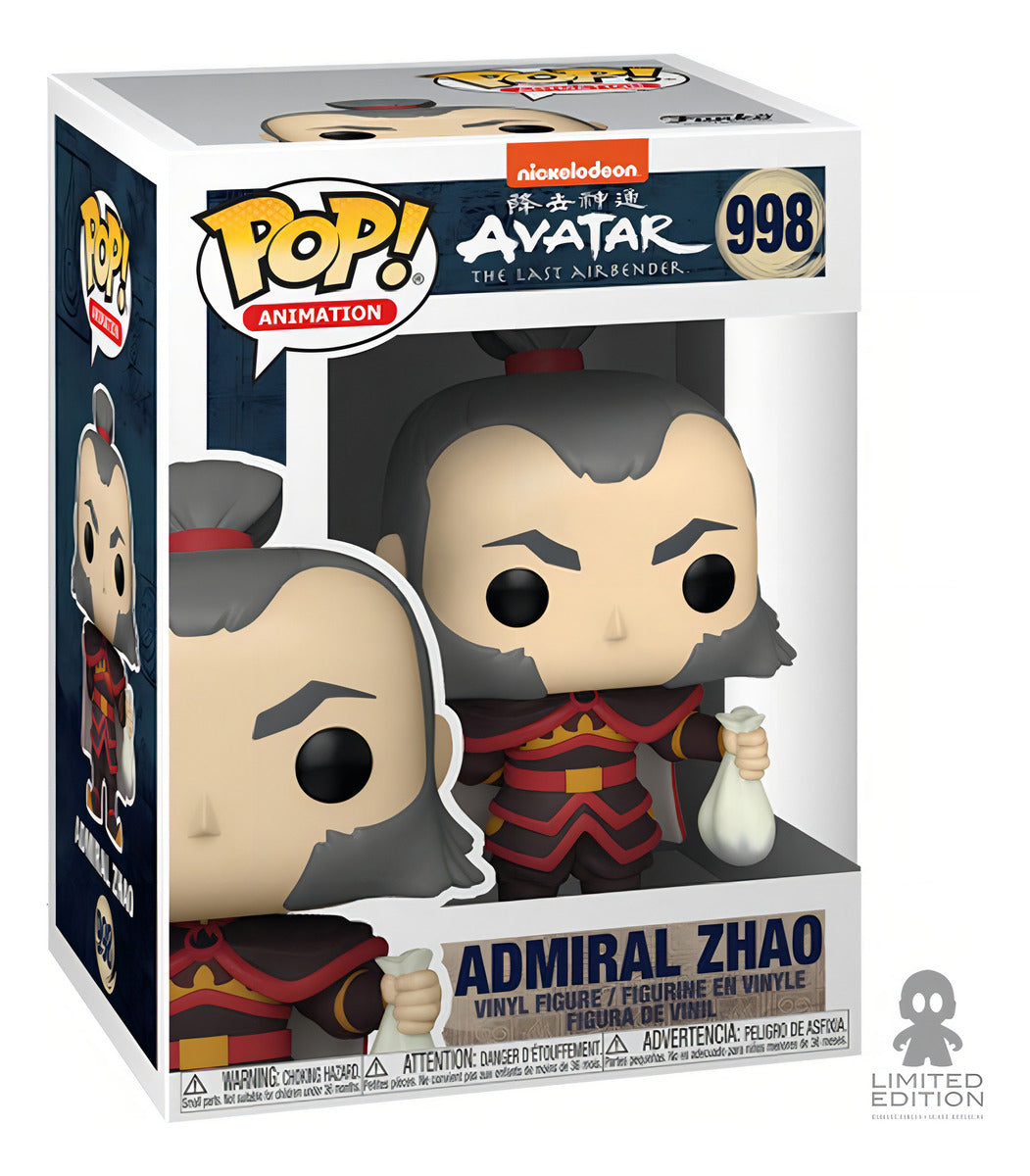 Avatar Last Airbender Admiral Zhao #998 Animation Funko Pop