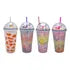 Vaso Plastico Postres Espacio Con Popote Pack 4pz Sm22hat309