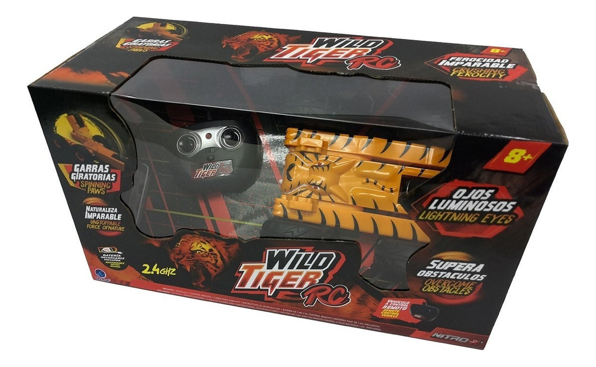Carro a Control Remoto Nitrox Wild Tiger Amarillo 1:48 Toy Story