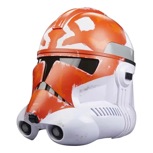 Star Wars Clone Trooper Casco Electronico Sonidos Hasbro Cf Blanco/naranja Clone Trooper