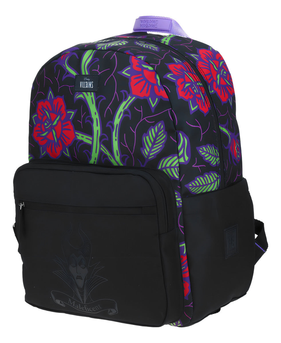Mochila Escolar Grande Chenson Disney Villanas Malefica Vi65717-3 Malf Color Negro