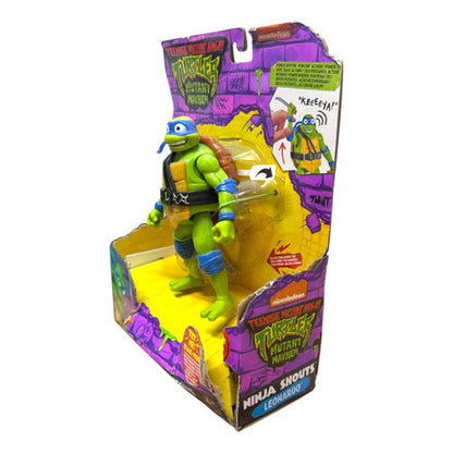Tortugas Ninja Mutant Mayhem Leonardo Shouts Playmates Cf