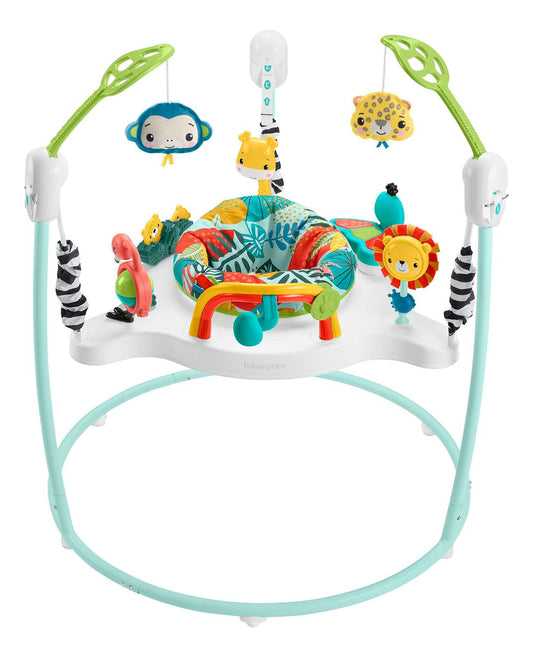 Fisher-price Brincolín Para Bebé Saltos En La Jungla Color Multicolor