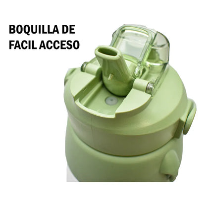Botella Deportiva Tritan Con Asa Shotay 1500ml Sm22hat126