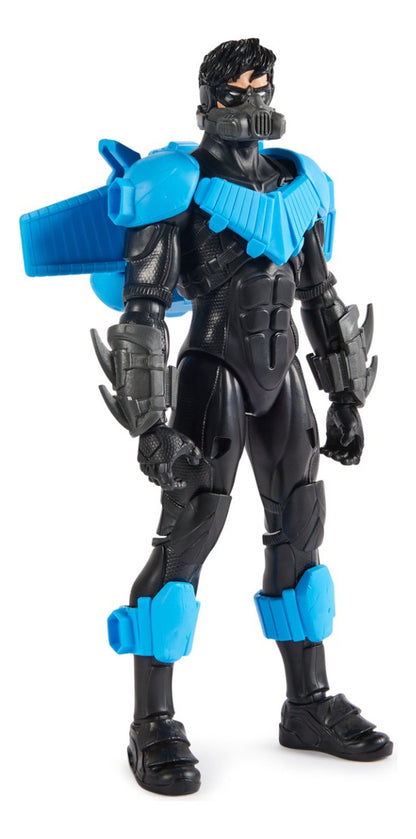 Figura Nightwing 30 cm 15 accesorios, 17 puntos articulación