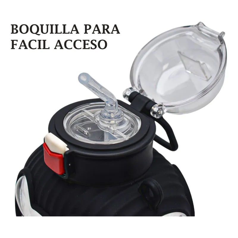 Botella Con Cara De Osito Con Asa 850ml Sm24coh238