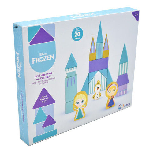 Disney Frozen Y Si Hacemos Un Castillo Bloques 20pz Funbox Cantidad De Piezas 20