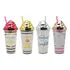Vaso Plastico Metalizado Con Popote Pack 4pz Sm22hat292
