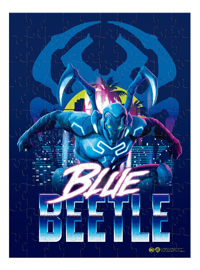 Dc Blue Beetle Rompecabezas De Bolsa 100pz 28x38cm Novelty