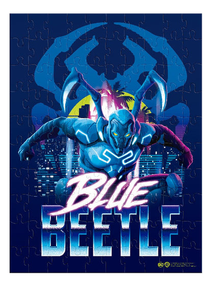 Dc Blue Beetle Rompecabezas De Bolsa 100pz 28x38cm Novelty