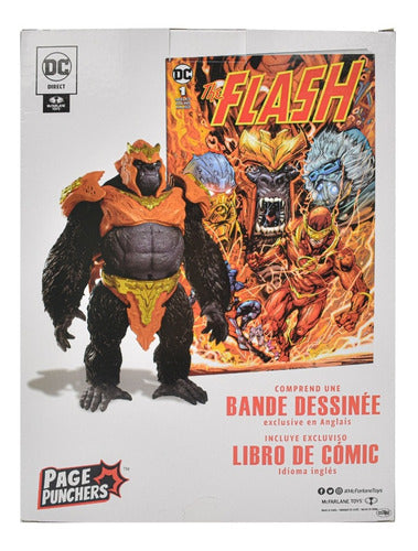 Dc Gorilla Grodd The Flash Comic Figura 21cm Mcfarlane Toys