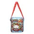 Mariconera Hello Kitty Supergirl Estampado Azul Ruz Correa De Hombro Rojo Diseño De La Tela Lisa Estampado