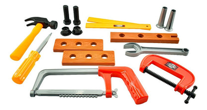 Caja Herramientas De Juguete Power Tools 15 Accesorios