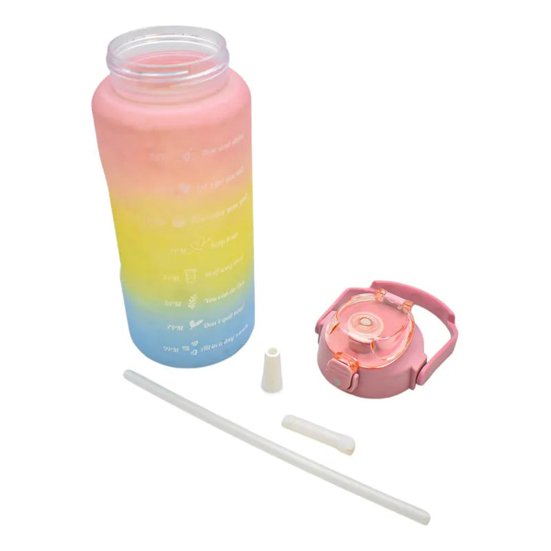 Botella Deportiva Con Asa Arcoiris  2000ml 82227