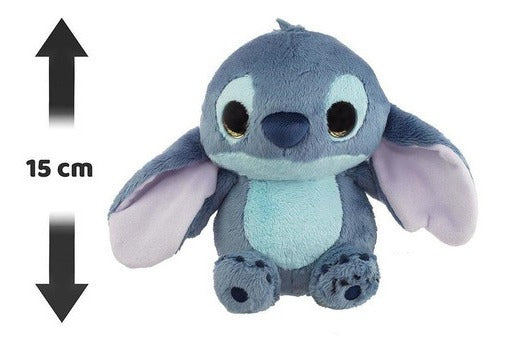 Peluche Ruz Disney Shinymals Stitch Suave Color Azul 15 Cm