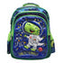 Mochila Dino Space Kit 3pz Primaria Ll24bpp528 Azul Marino 3d