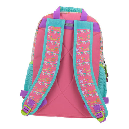 Mochila Grande Chenson Primaria Happy Girl Porta Tablet Llama Peluche Coleccion Drama Hg64470-p Color Rosa