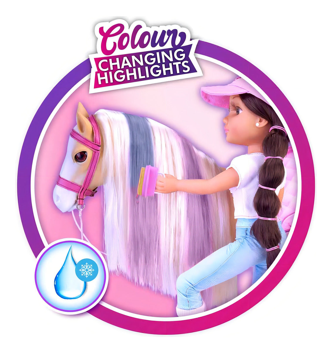 Nancy Un Dia Con Su Caballo Con Accesorios 42cm Famosa