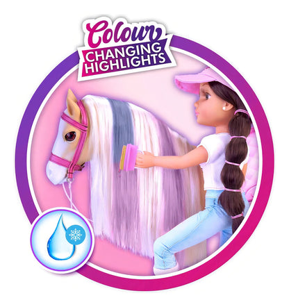 Nancy Un Dia Con Su Caballo Con Accesorios 42cm Famosa