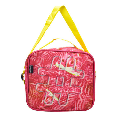 Lonchera Gato Estampado Rosa Termica Dash
