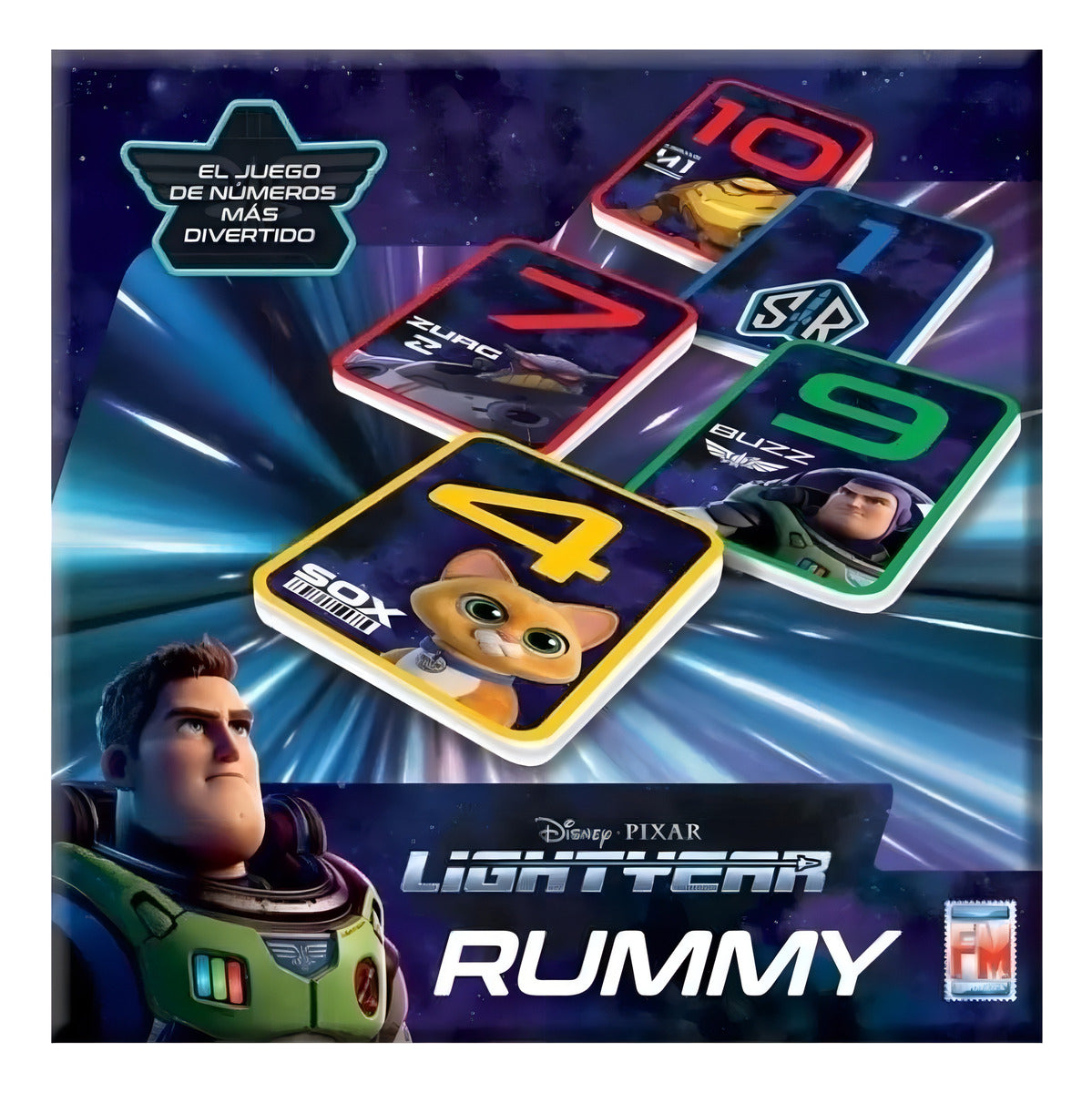Juego De Mesa Rummy De Lightyear De Fotorama
