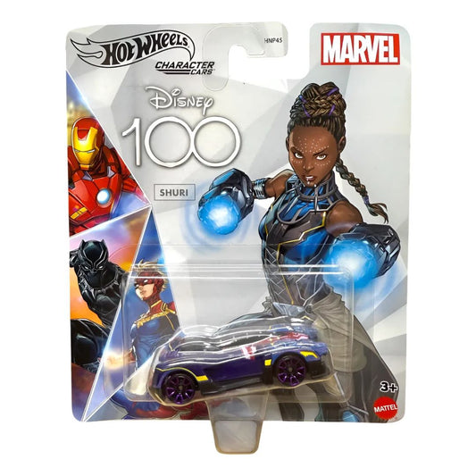 Hot Wheels Character Cars Shuri Disney 100 Mattel Azul