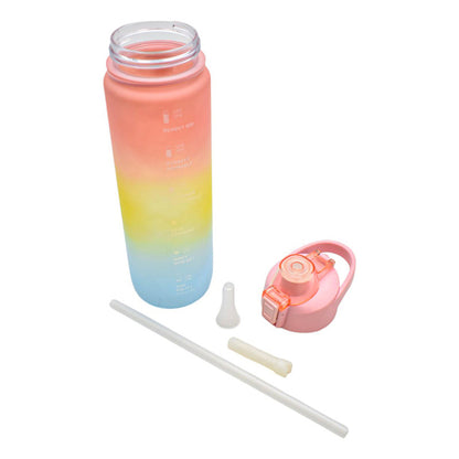 Botella Deportiva Con Asa Arcoiris Rayas 1000ml Sm22hat275 · vista 1