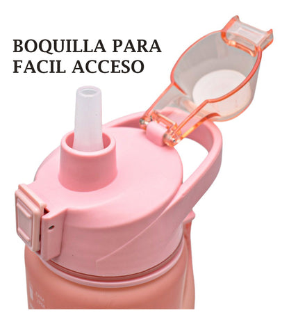Botella Deportiva Con Asa Arcoiris Rayas 1000ml Sm22hat275 · vista 3