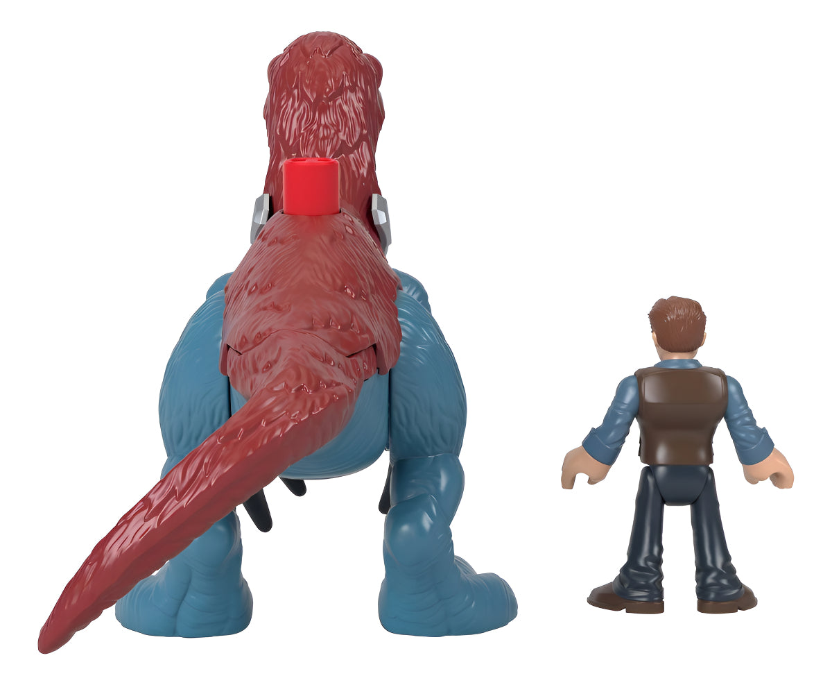 Imaginext Jurassic World Therizinosaurus Y Owen Fisher Price · vista 10