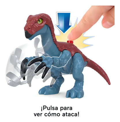 Imaginext Jurassic World Therizinosaurus Y Owen Fisher Price · vista 6
