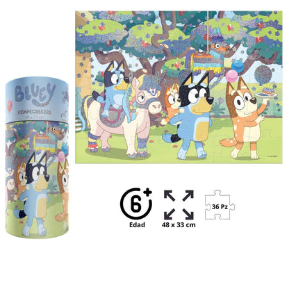 Bluey Rompecabezas 36 Pz 48x33cm Novelty · vista 2
