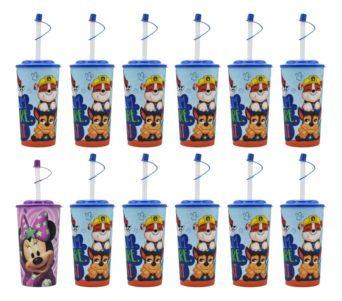 Vaso Lenticular Paw Patrol Minnie Pack 12pz Bestway · vista 1