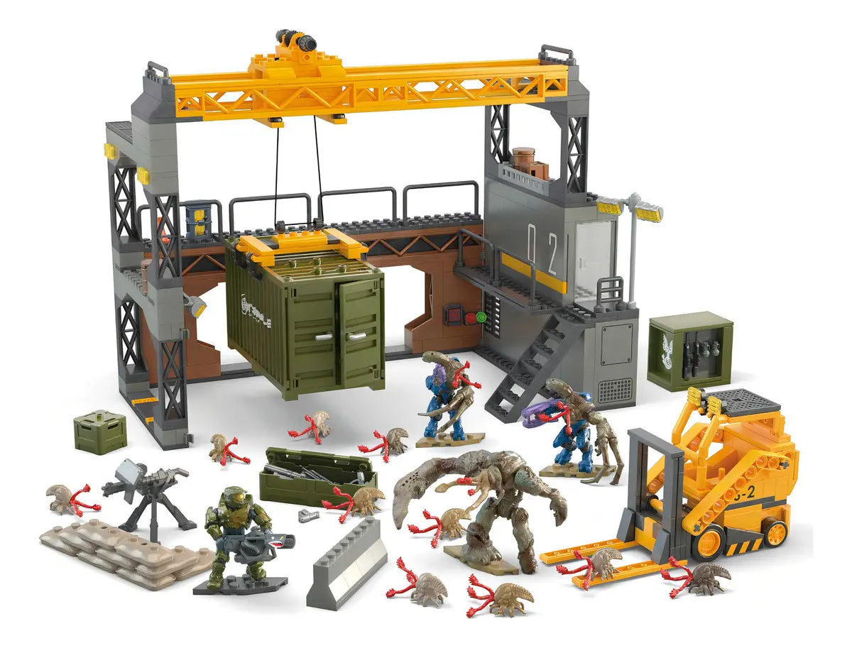Mega Halo Tiroteo En La Compuerta 635 Piezas Mattel · vista 3