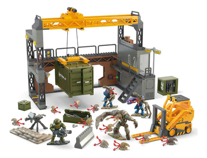 Mega Halo Tiroteo En La Compuerta 635 Piezas Mattel · vista 3