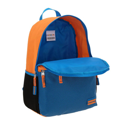 Mochila Lonchera Lapicera Chuasen Naranja Primaria Chenson