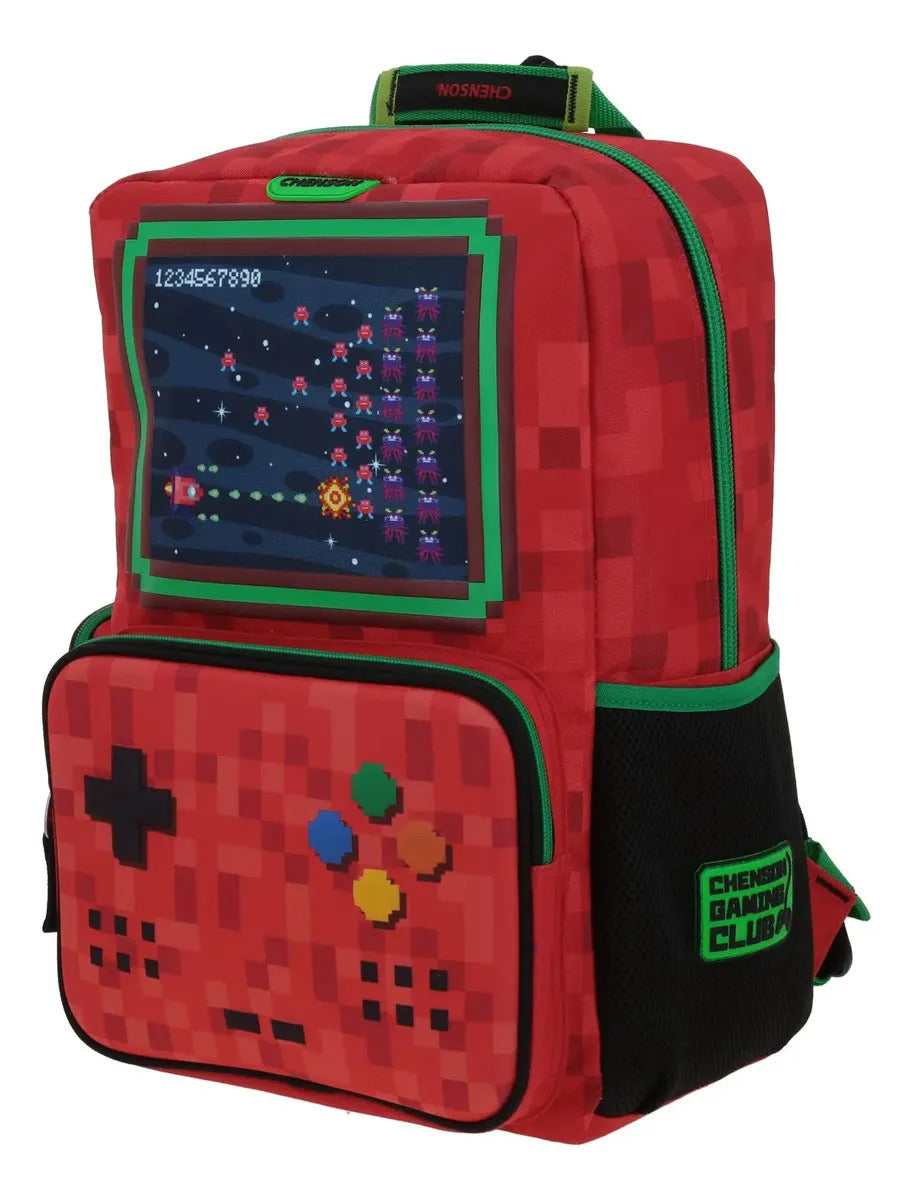 Mochila Gaming Estampado 3d Porta Tablet Primaria Chenson
