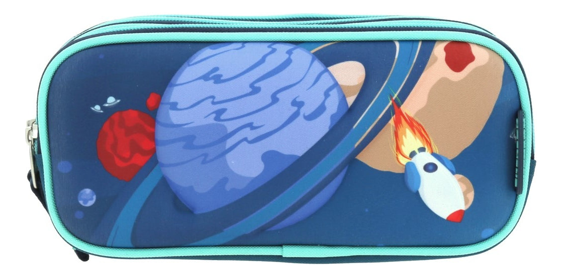 Lapicera 3d Estuche Triple Cierre Galaxia Found Chenson