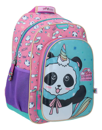Mochila Happy Girl Be A Unipanda Relieve 3d Primaria Chenson