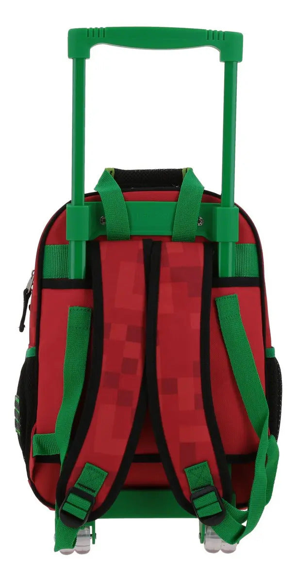 Mochila Con Ruedas Gaming Galaga Estampado 3d Kinder Chenson