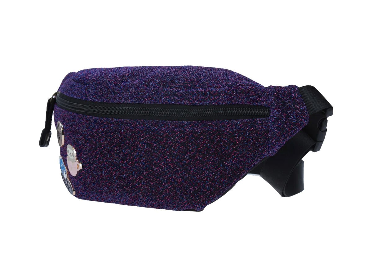 Cangurera Luri Pines Metalicos 1818  Morado 1864543 Chenson