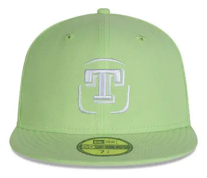 Gorra Olmecas De Tabasco Lmb 59fifty 7 Verde Claro Talla CH Bordado New Era Con Detalle
