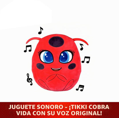 Miraculous Peluche Tikki Con Sonidos 25cm Playmates Toys