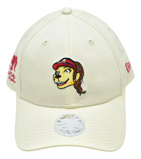 Gorra Bravos De Leon Lina Lmb 9forty Women Crema con Detalle  Única Bordado New Era