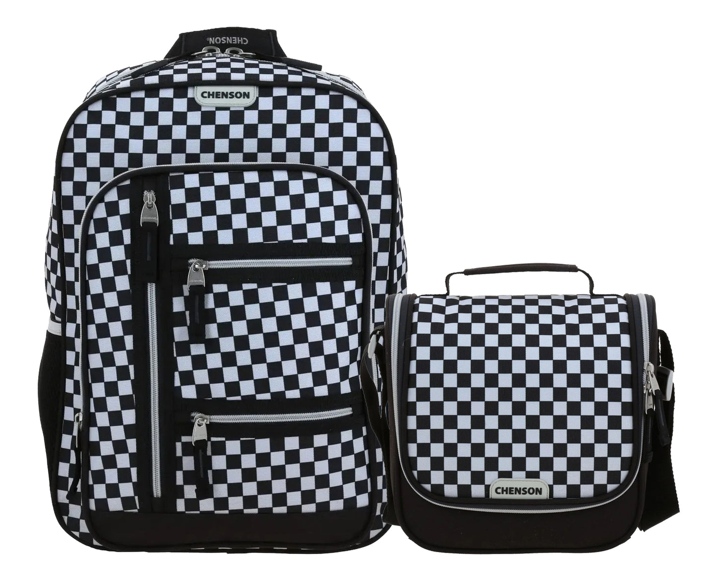 Mochila Lonchera Tart Cuadros Porta Tablet Primaria Chenson