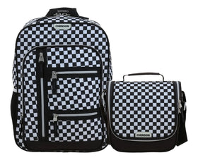 Mochila Lonchera Tart Cuadros Porta Tablet Primaria Chenson