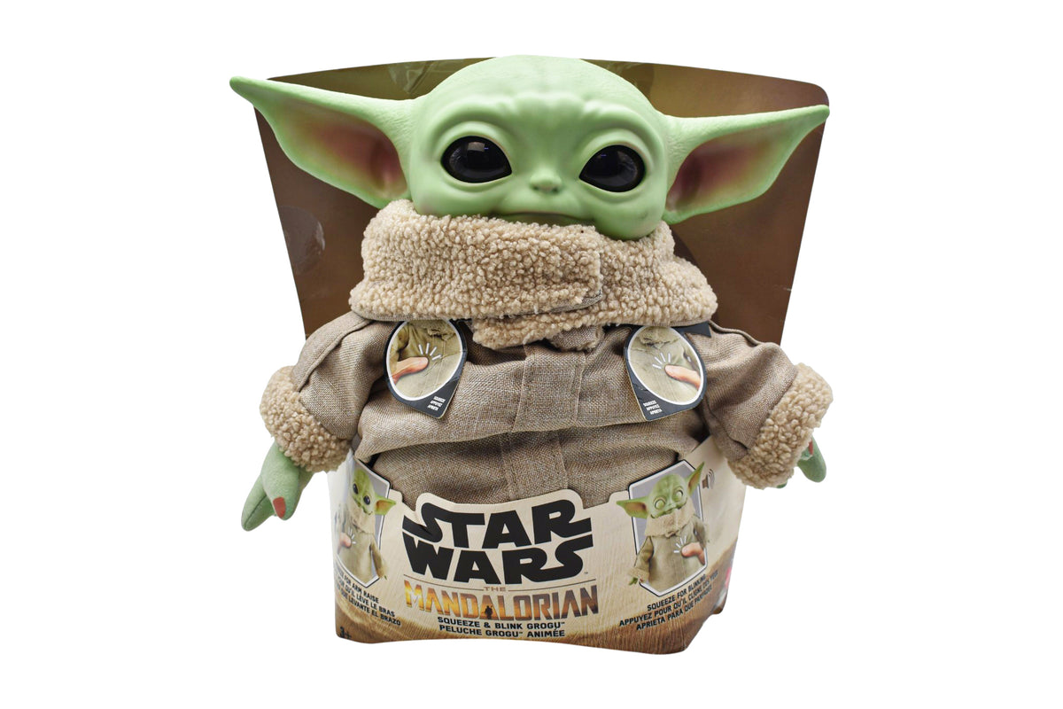 Star Wars Mandalorian Peluche Grogu Con Sonido Mattel Cf