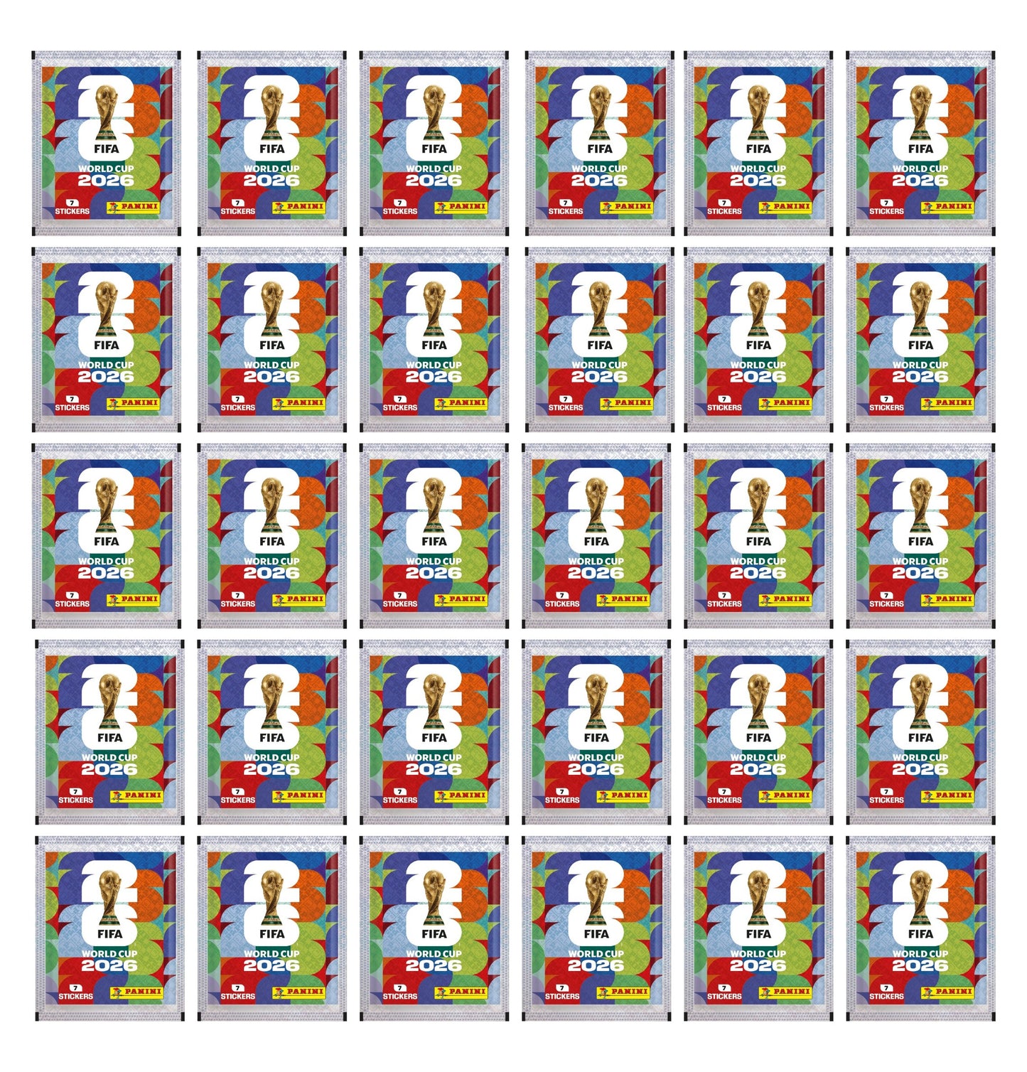 Copa Mundial Fifa 2026 Pack De 30 Sobres Panini