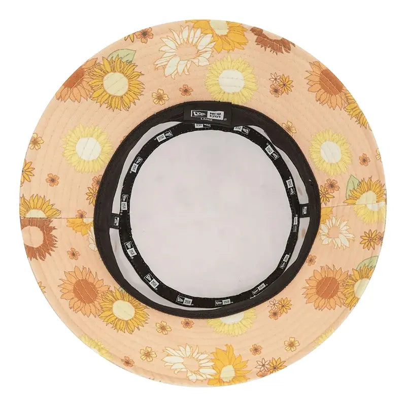 Gorro Pescador Floral All Over Print M Coral New Era