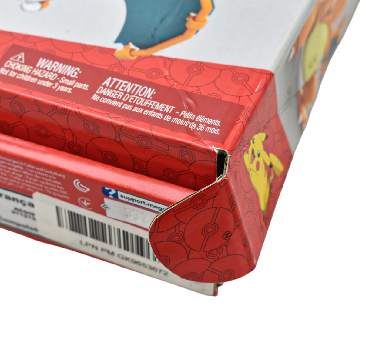 Mega Pokemon Charizard Figura Armable 222 Piezas Mattel Ca
