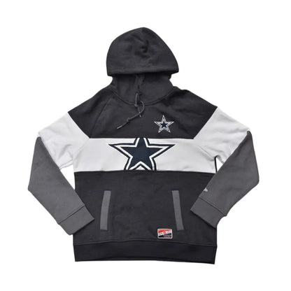 Sudadera Para Mujer Dallas Cowboys NFL Con Capucha Gris Talla L New Era
